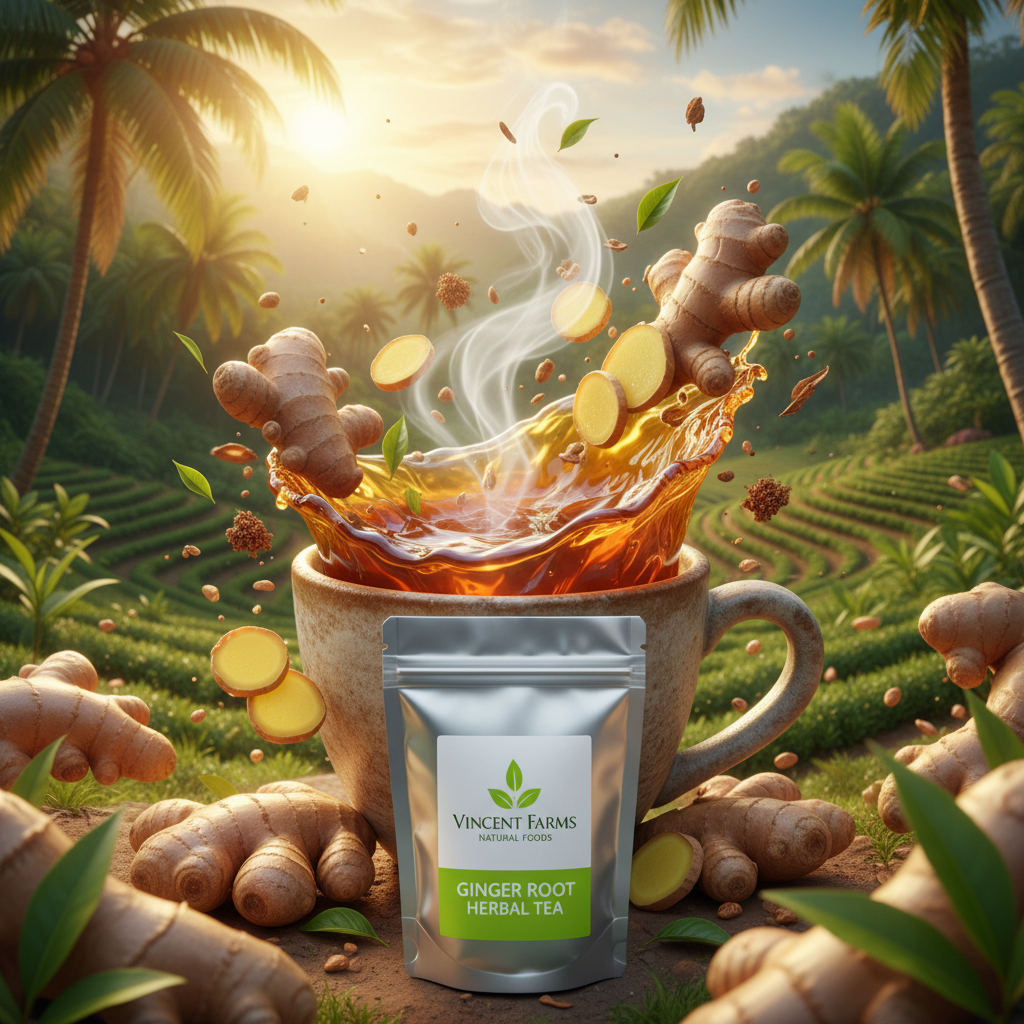 Ginger Root Herbal Tea Hero