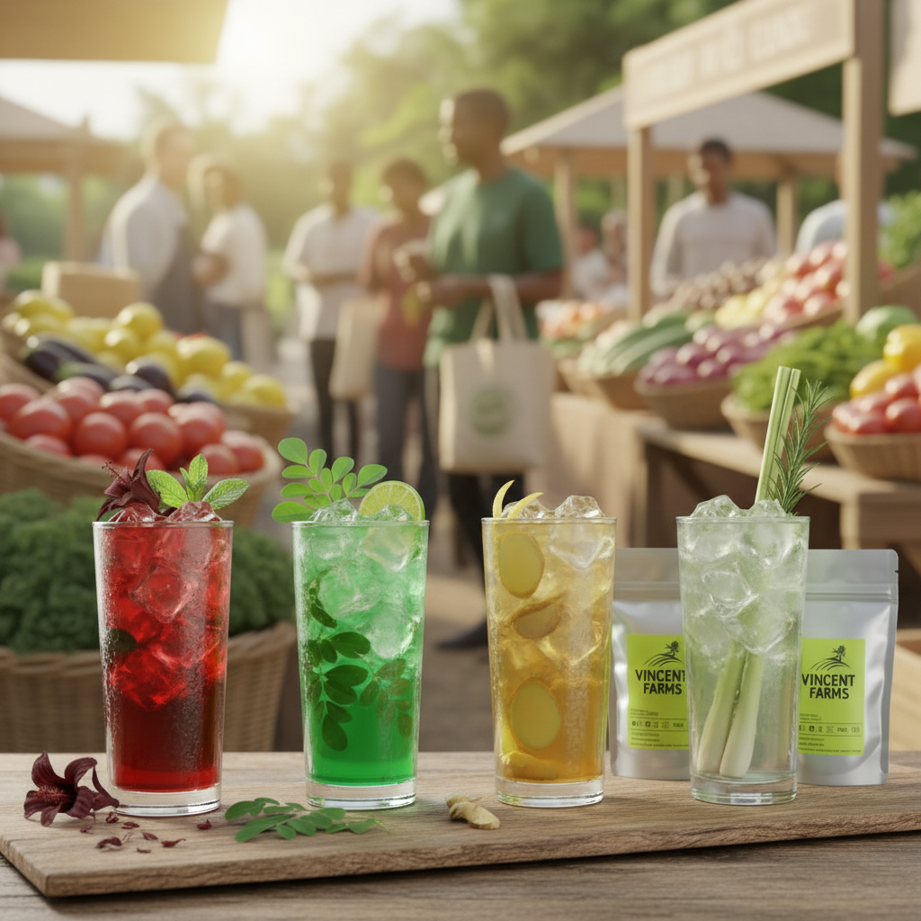 Herbal Drinks & Juices - Square