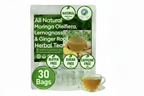 All Natural Moringa Oleifera, Lemongrass & Ginger Root Herbal Tea