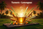 All Natural Turmeric & Lemongrass Herbal Tea - power of curcumin
