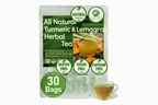 All Natural Turmeric & Lemongrass Herbal Tea - anti-inflammatory 