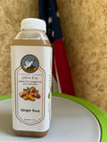 Naturally Grown Ginger Cold Herbal Drink bottle — spicy, antioxidant-rich, caffeine-free refreshment by Vincent Farms Natural Foods