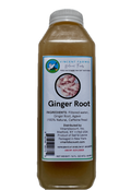 Bottle of Vincent Farms Ginger Root herbal tea