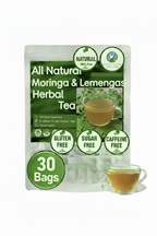 Moringa & Lemongrass 3D Pouch Mockup