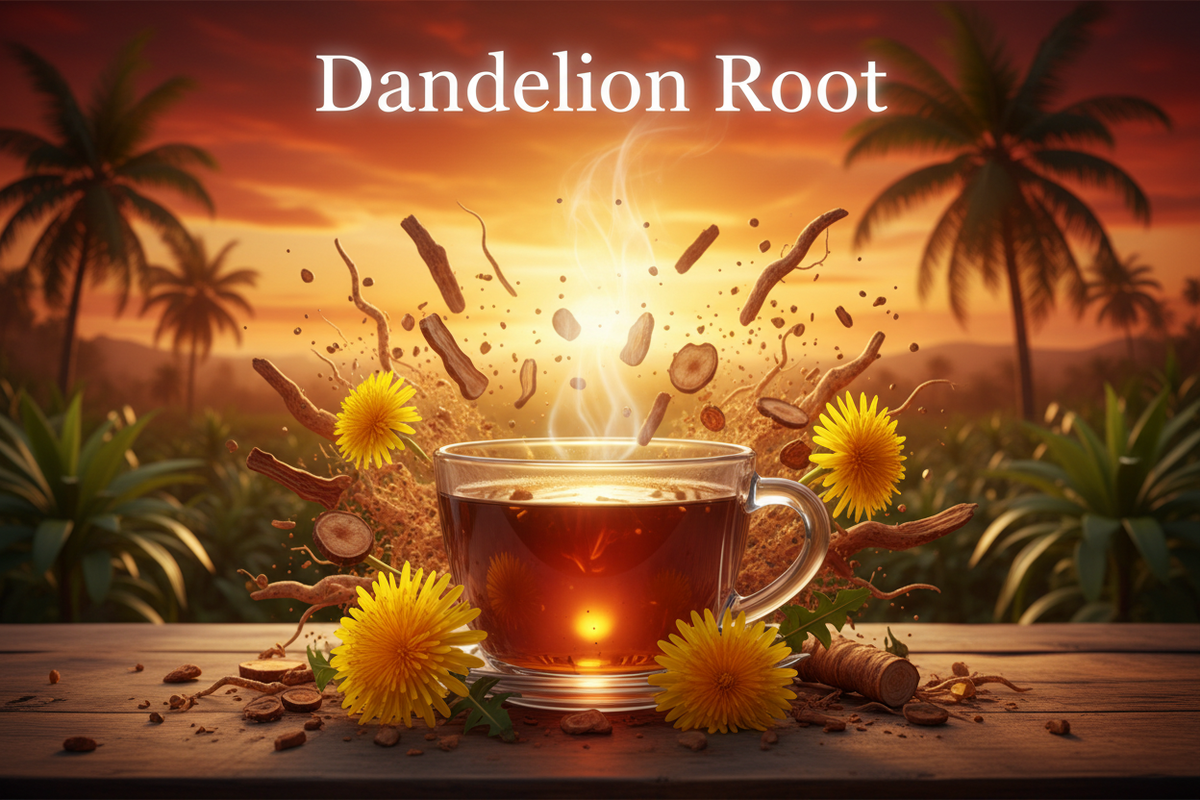 All Natural Roasted Dandelion Root Herbal Tea - African Farm