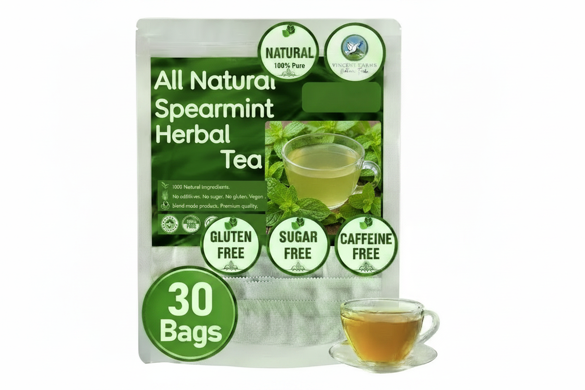 All Natural Spearmint Herbal Tea - Pouch