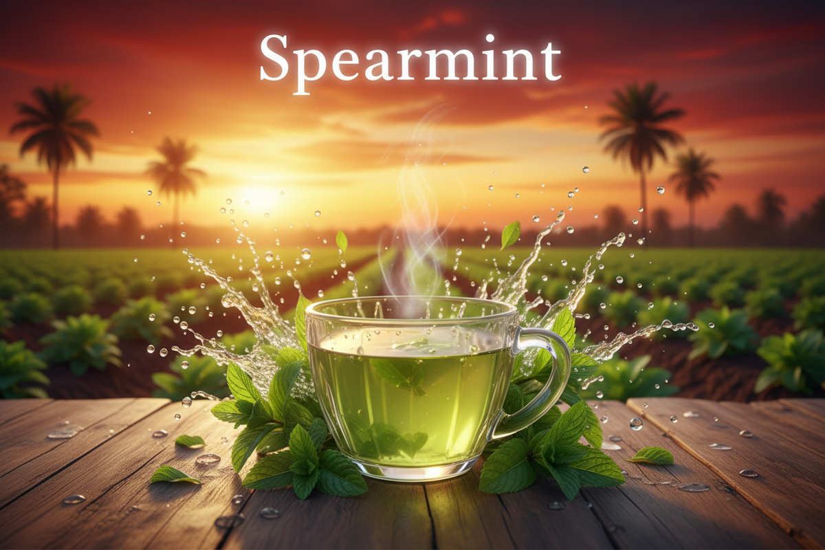 All Natural Spearmint Herbal Tea - Small Farm Hero