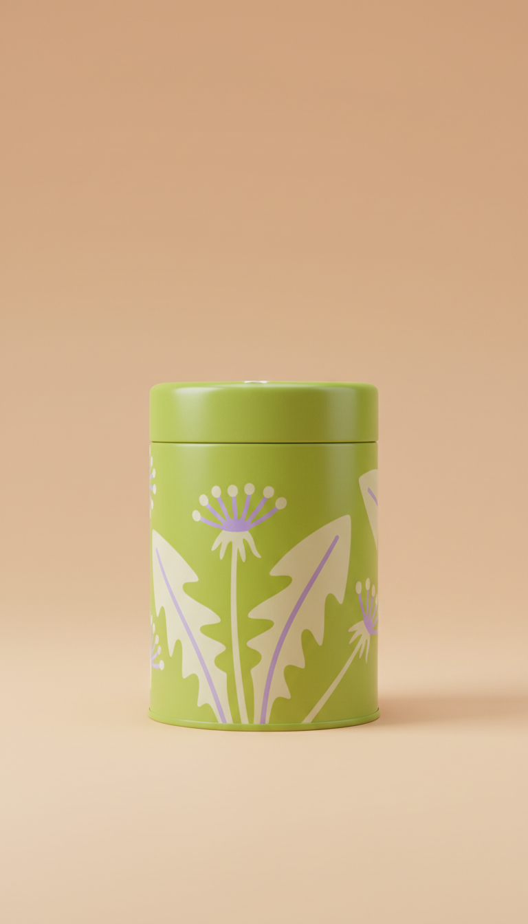 Dandelion Leaf Herbal Tea Tin
