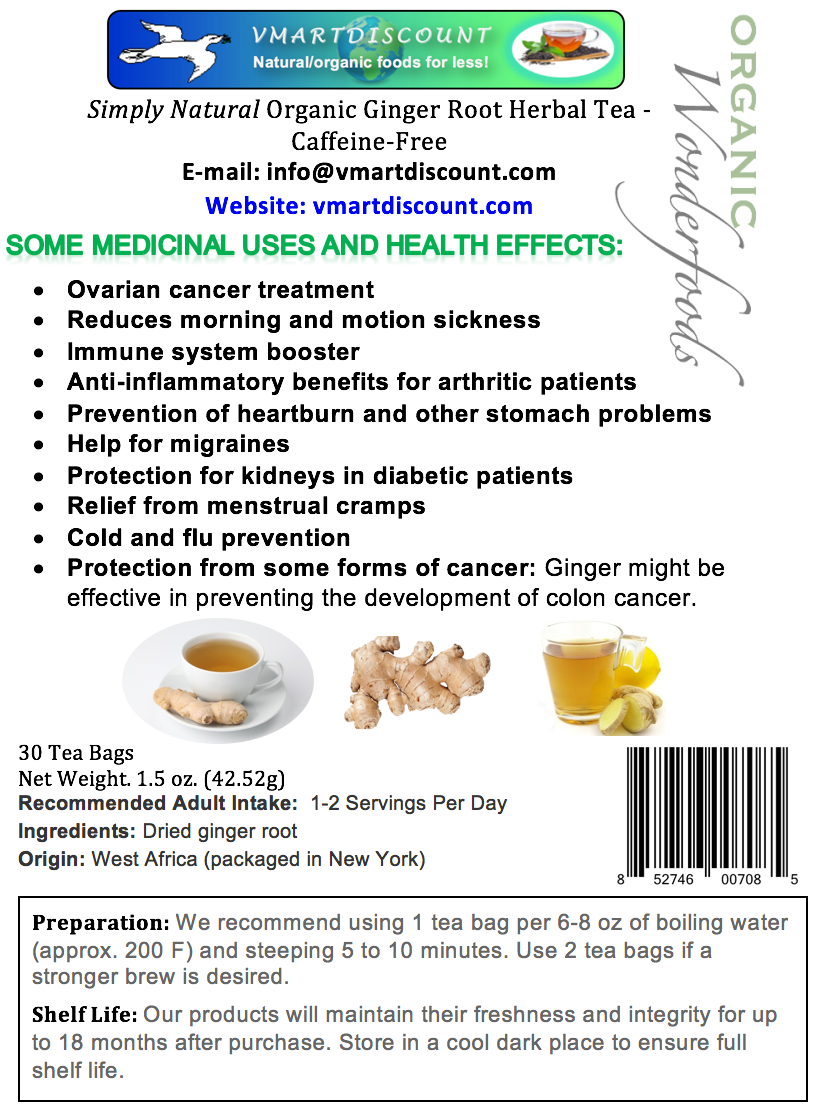 Ginger Root Herbal Tea