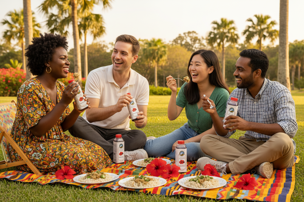 Hibiscus - Okra Stew Moringa Rice Picnic