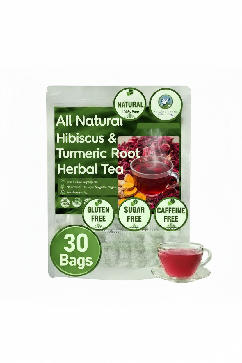 Hibiscus & Turmeric Pouch Mockup