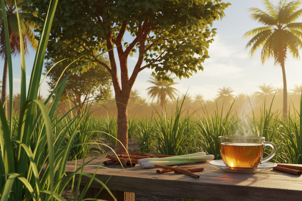 Lemongrass & Cinnamon African Farm Scene