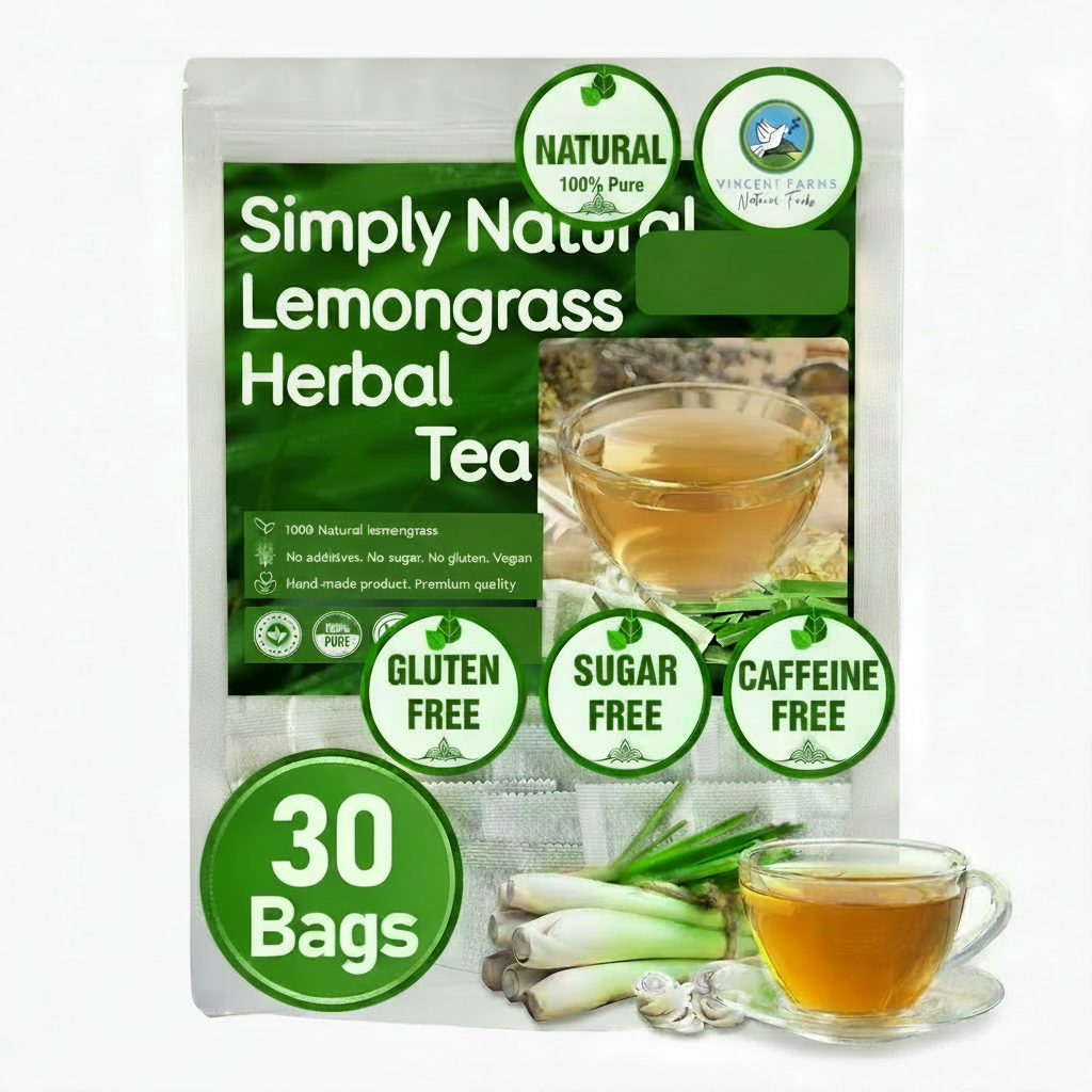 Simply Natural Lemongrass Herbal Tea – Larger Logo