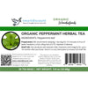 All Natural & Organic Peppermint Herbal Tea, 30 Tea Bags