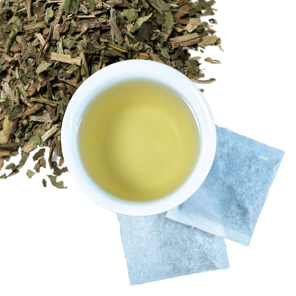 Organic Dandelion Leaf Herbal Tea Brewed + Tea Bags, 30 tea bags
