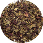 Natural Hibiscus Flower & Peppermint Herbal Tea Bag' Wellness Blend