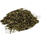 Spearmint Herbal Tea. Natural antibacterial properties  Its natural antibacterial properties fight mouth bacteria that lead to plaque, gum disease, and bad breath.